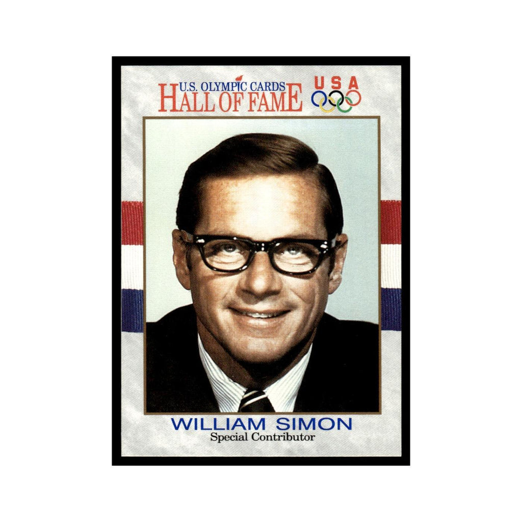 William Simon 1991 Impel US Olympic Hall Of Fame #80 Baseball Card NM