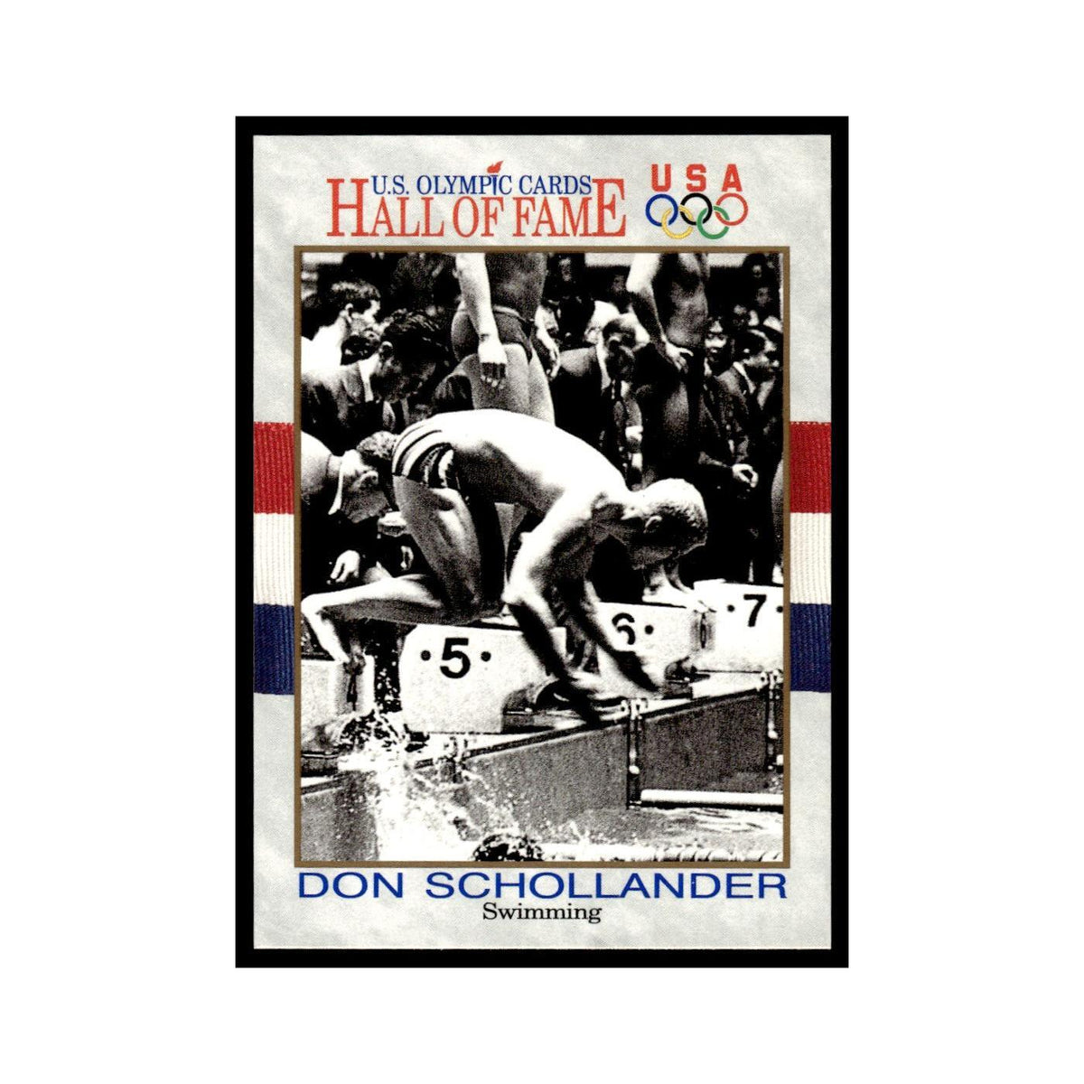 Don Schollander 1991 Impel US Olympic Hall Of Fame #10 Baseball Card NM
