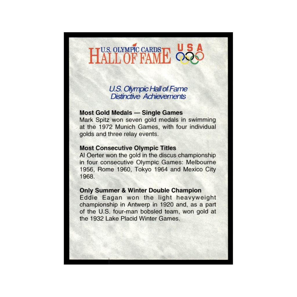 Distinctive Achievements 1991 Impel US Olympic Hall Of Fame #86 Baseball Card NM