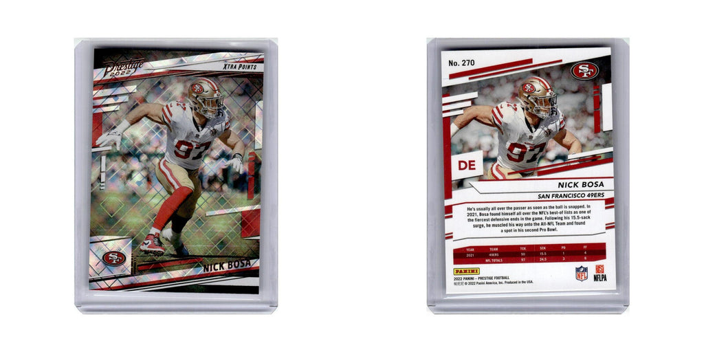 Nick Bosa 2022 Panini Prestige Xtra Points #270 San Francisco 49ers NM
