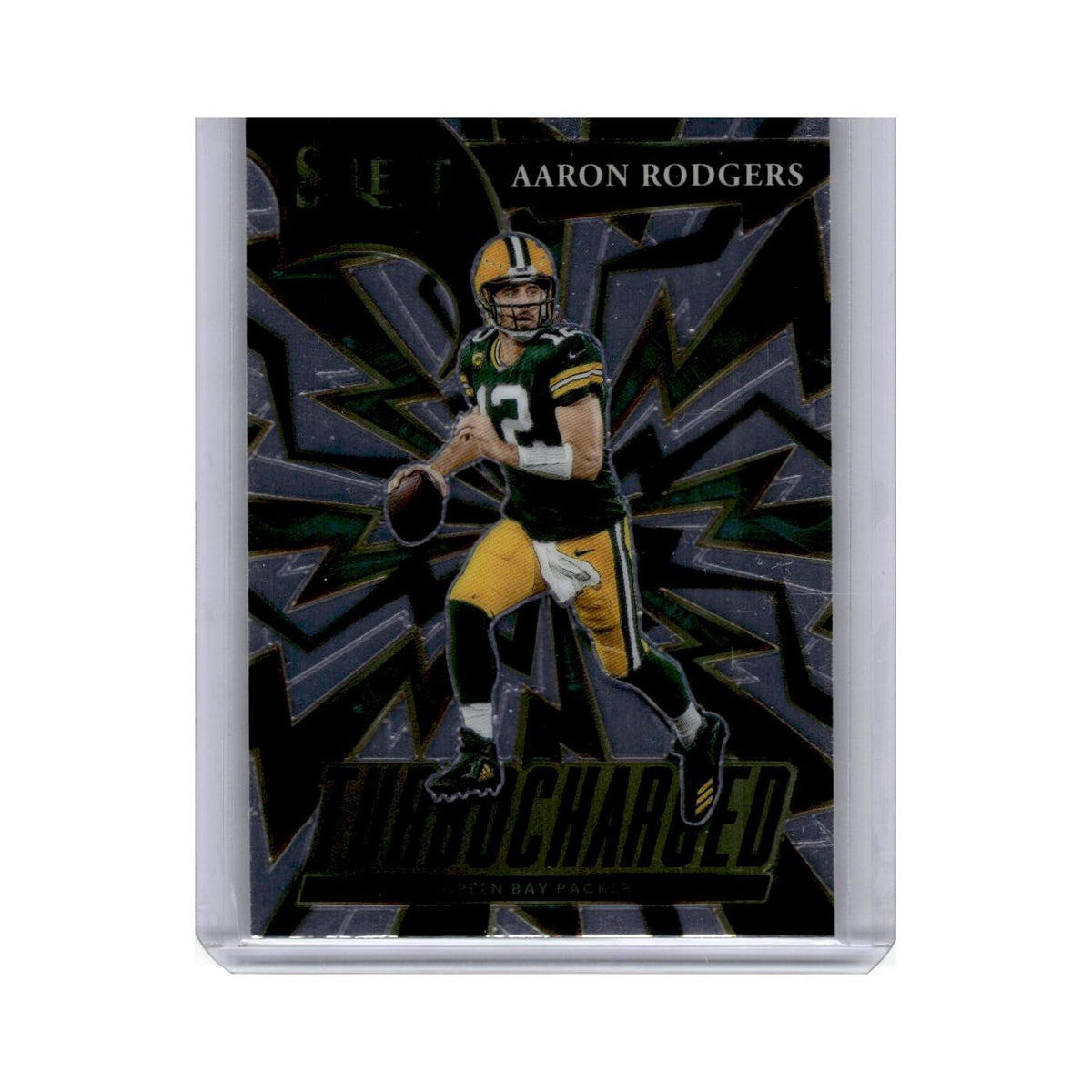 Aaron Rodgers 2021 Panini Select Turbocharged #TUR-16 Green Bay Packers NM