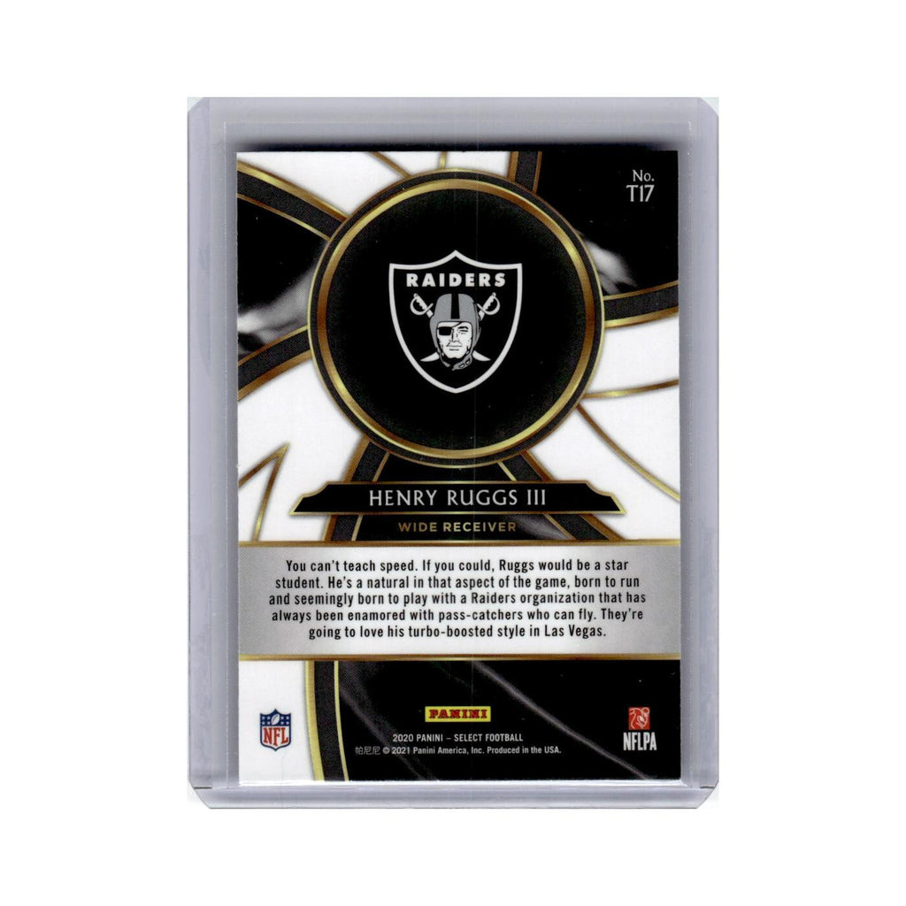 Henry Ruggs III 2020 Panini Select Turbocharged #T17 Las Vegas Raiders NM