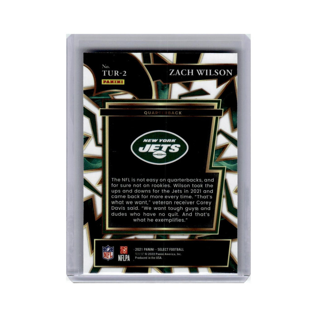 Zach Wilson 2021 Panini Select Turbocharged #TUR-2 New York Jets NM
