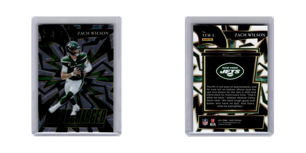Zach Wilson 2021 Panini Select Turbocharged #TUR-2 New York Jets NM
