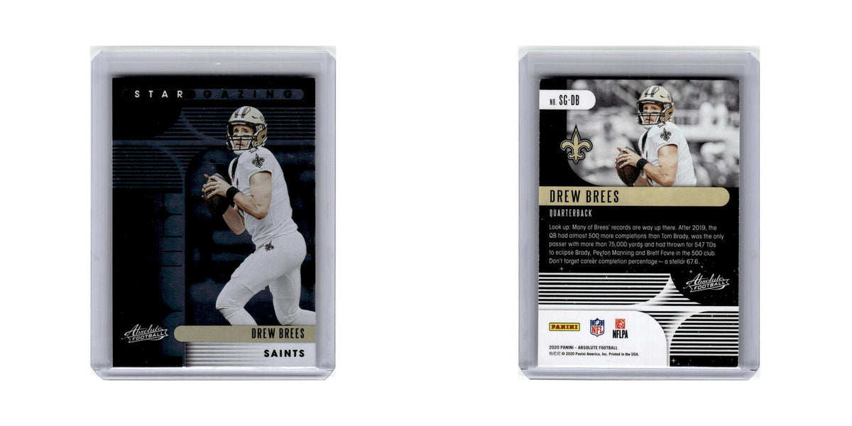 Drew Brees 2020 Panini Absolute Star Gazing #SG-DB New Orleans Saints NM
