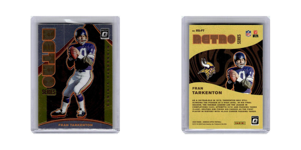Fran Tarkenton 2020 Donruss Optic Retro Series #RS-FT Minnesota Vikings NM