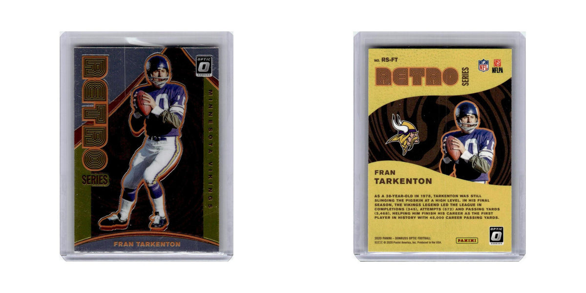 Fran Tarkenton 2020 Donruss Optic Retro Series #RS-FT Minnesota Vikings NM