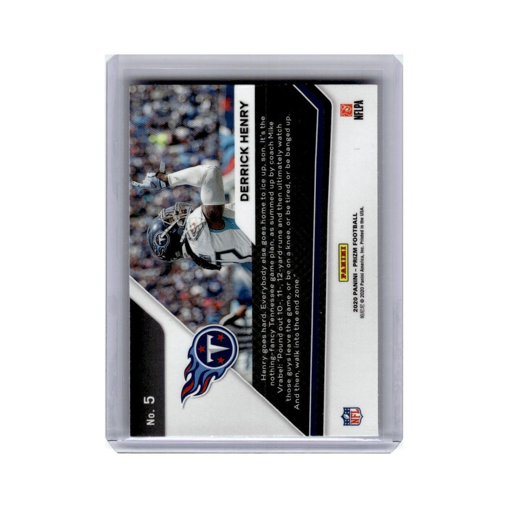 Derrick Henry 2020 Panini Prizm #5 Tennessee Titans Football Card NM