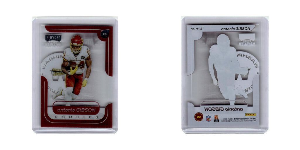 Antonio Gibson 2020 Panini Chronicles Playoff Momentum Rookies #M-17 NM