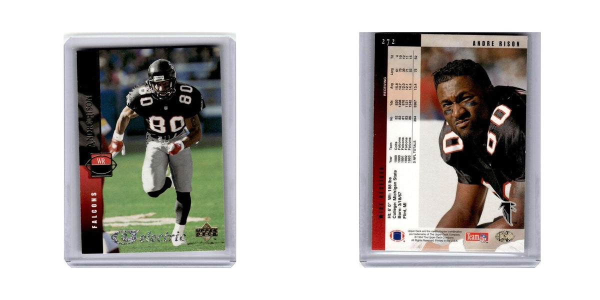 Andre Rison 1994 Upper Deck Electric #272 Atlanta Falcons Football Card NM