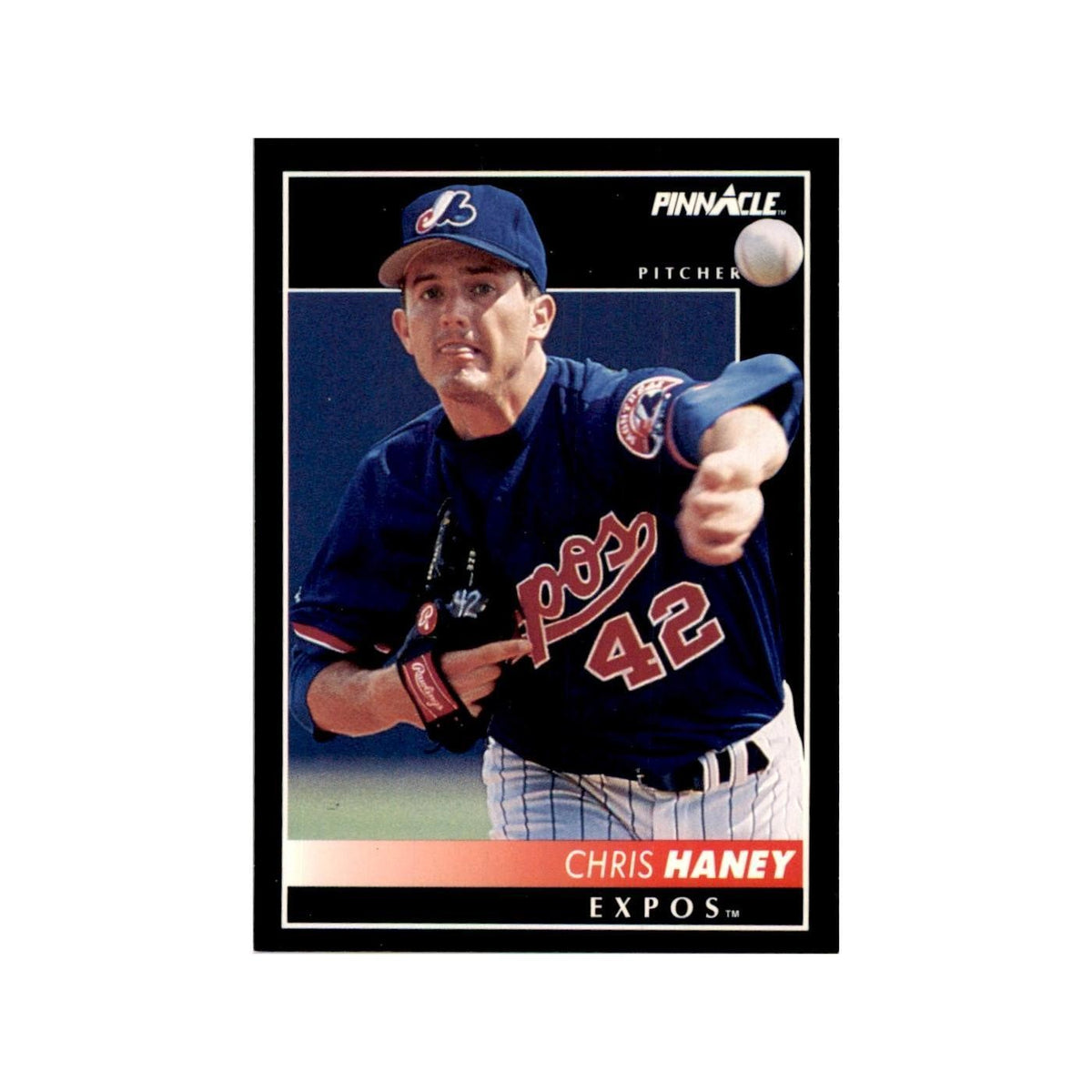 1992 Pinnacle Chris Haney Baseball Cards #521