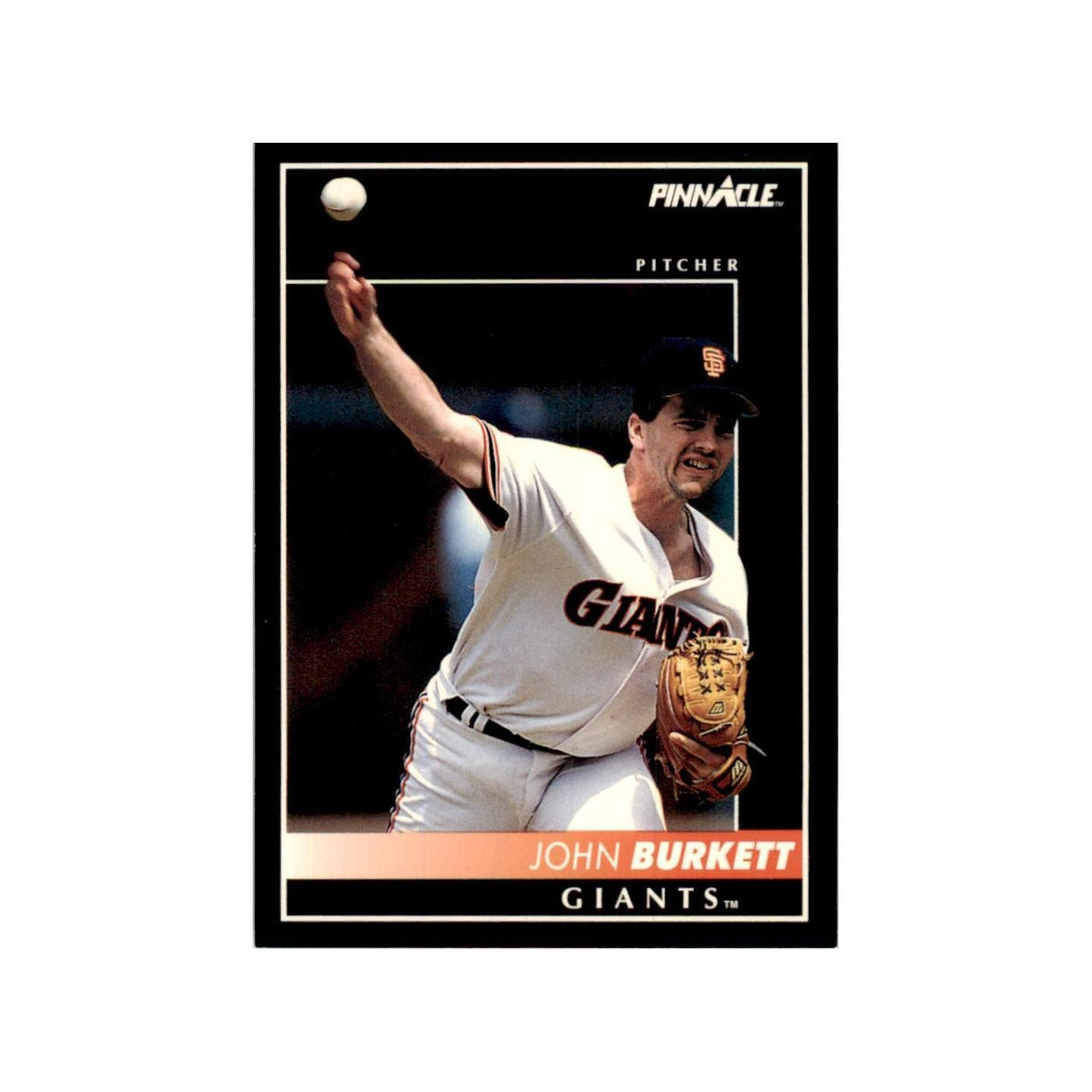 1992 Pinnacle John Burkett Baseball Cards #578