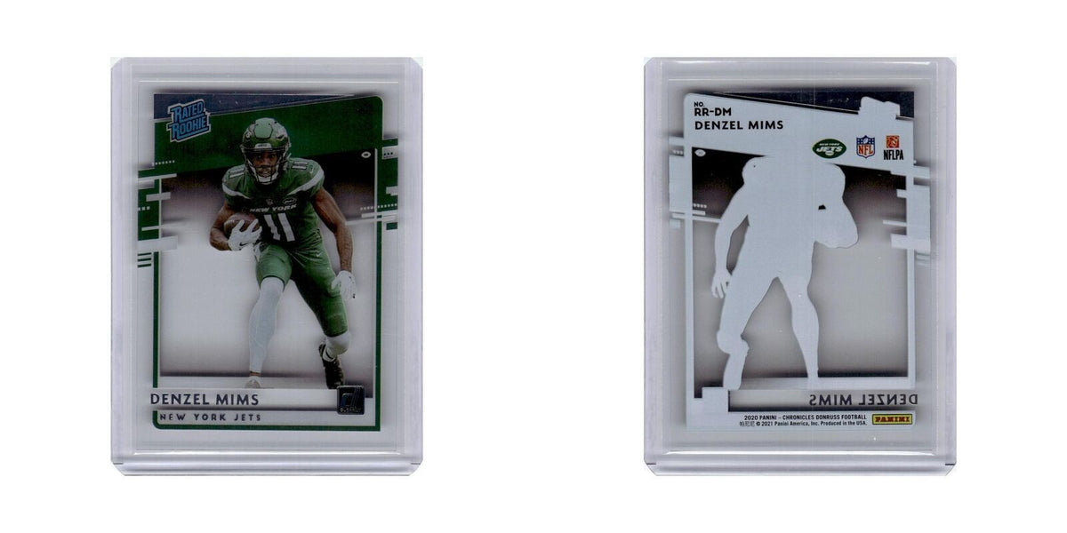 Denzel Mims 2020 Donruss Clearly Rated Rookie #RR-DM New York Jets NM