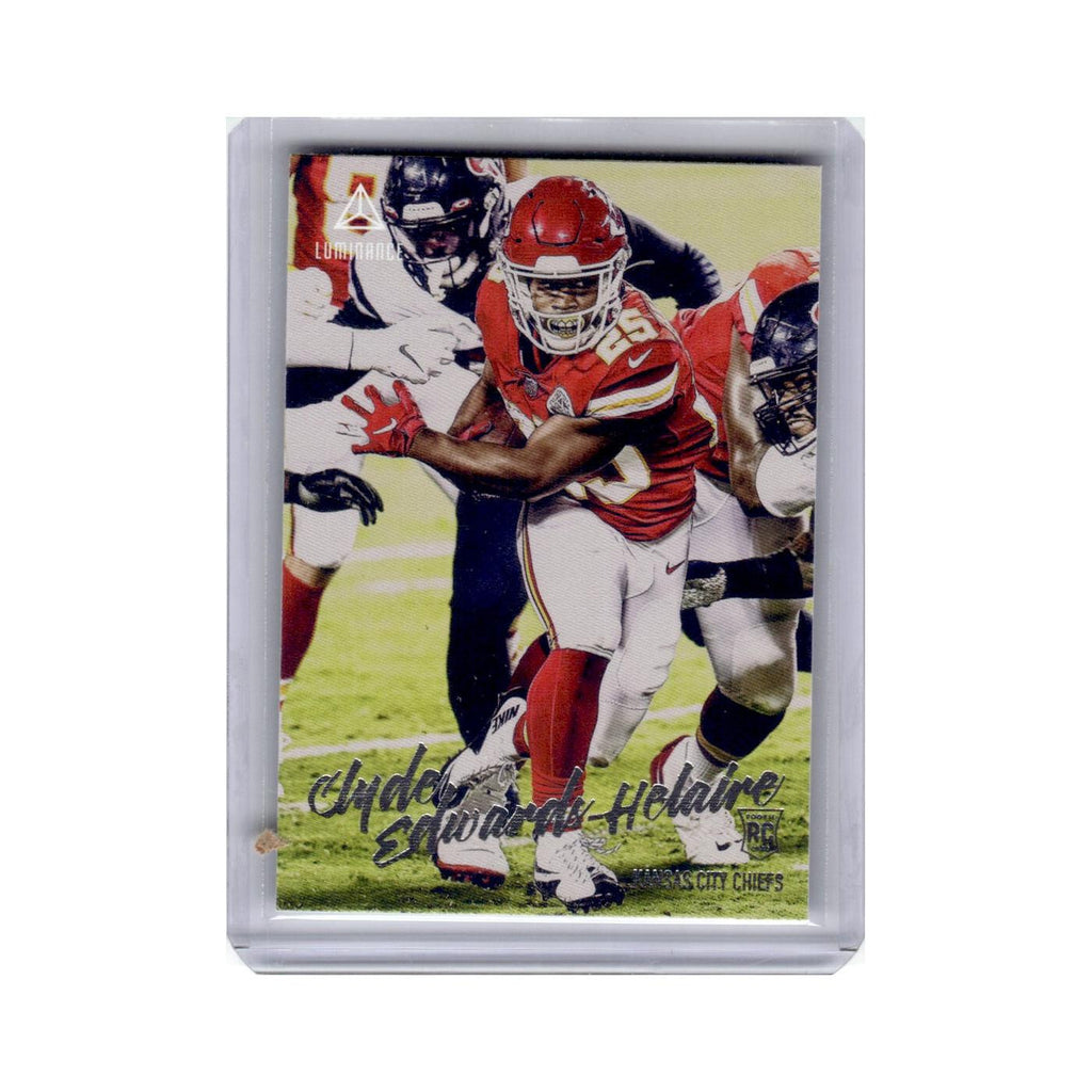 Clyde Edwards Helaire Rookie 2020 Panini Chronicles Luminance #218 Chiefs NM