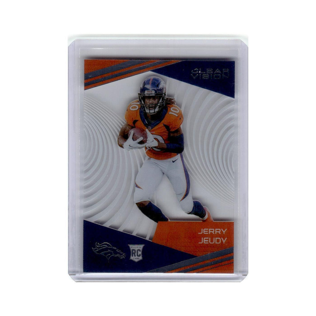 Jerry Jeudy 2020 Panini Chronicles Clear Vision Rookies #CV-14 Denver Broncos NM