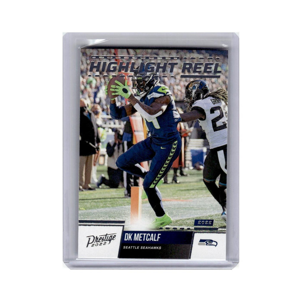 DK Metcalf 2022 Panini Prestige Highlight Reel #HR-5 Seattle Seahawks NM