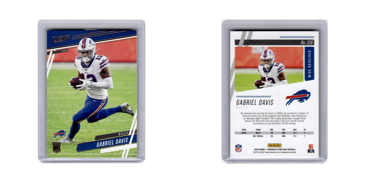Gabriel Davis Rookie 2020 Panini Chronicles Prestige Rookies #326 Bills NM