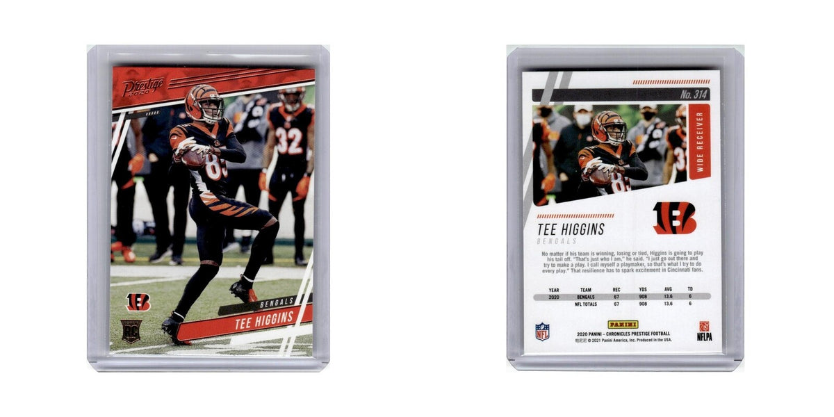 Tee Higgins 2020 Panini Chronicles Prestige Rookies #314 Cincinnati Bengals NM