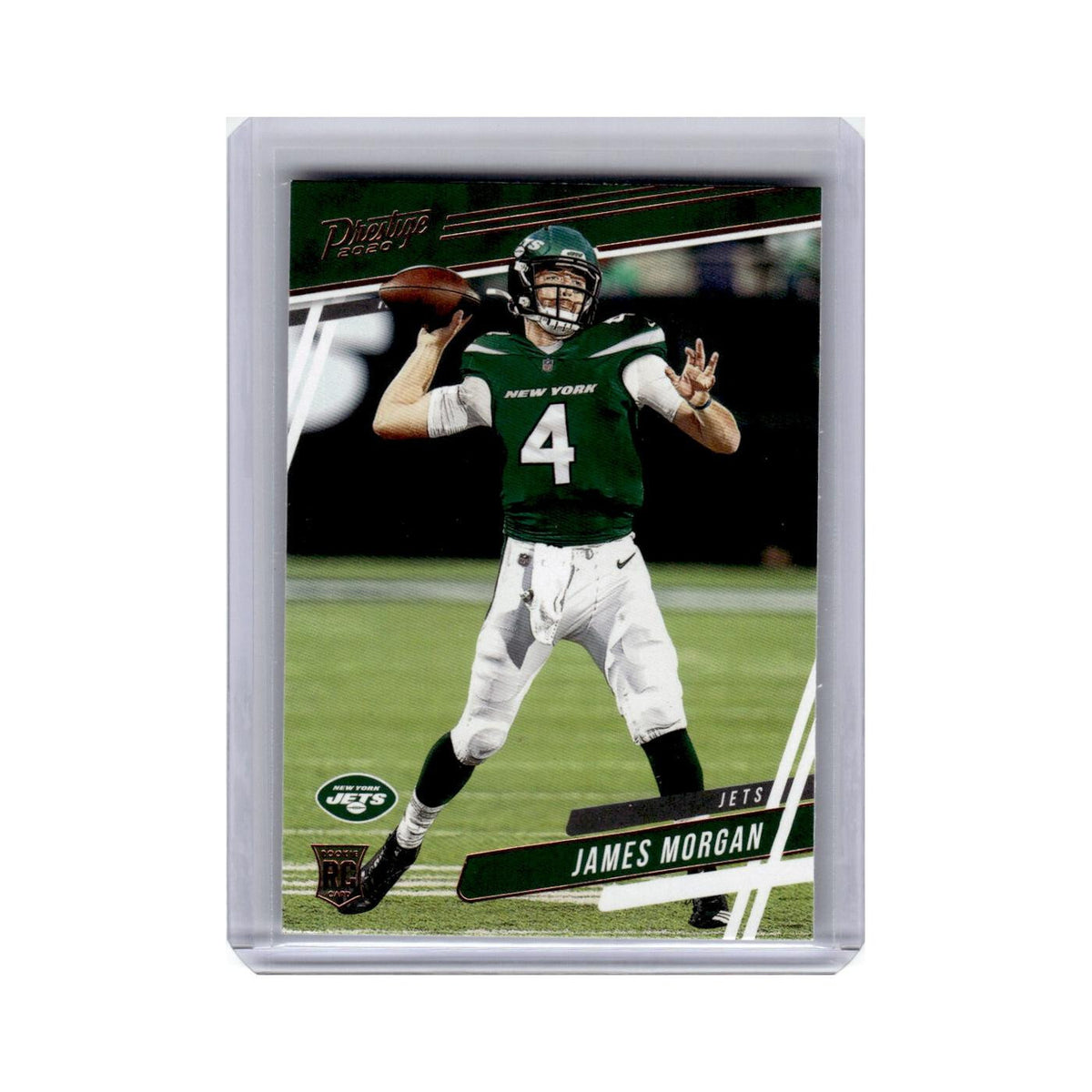 James Morgan 2020 Panini Chronicles Prestige Rookies #320 New York Jets NM