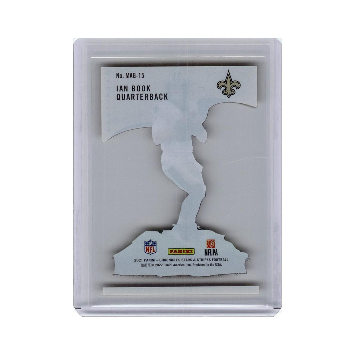 Ian Book Rookie 2021 Panini Chronicles Magnitude #MAG-15 New Orleans Saints NM
