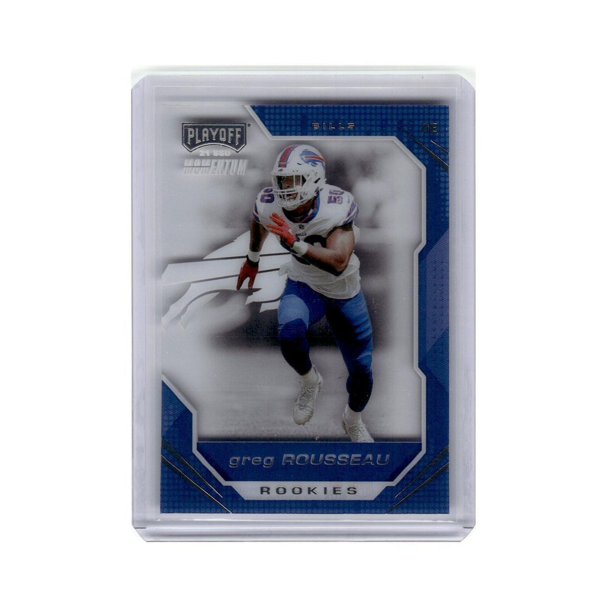 Greg Rousseau 2021 Panini Chronicles Playoff Momentum Rookies #PMR-36 Bills NM