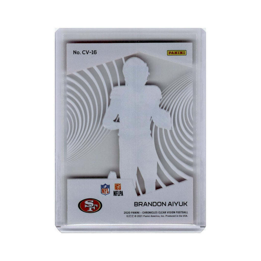 Brandon Aiyuk 2020 Panini Chronicles Clear Vision Rookies #CV-16 49ers NM