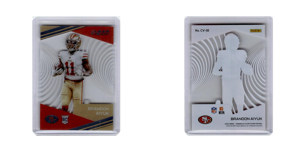 Brandon Aiyuk 2020 Panini Chronicles Clear Vision Rookies #CV-16 49ers NM