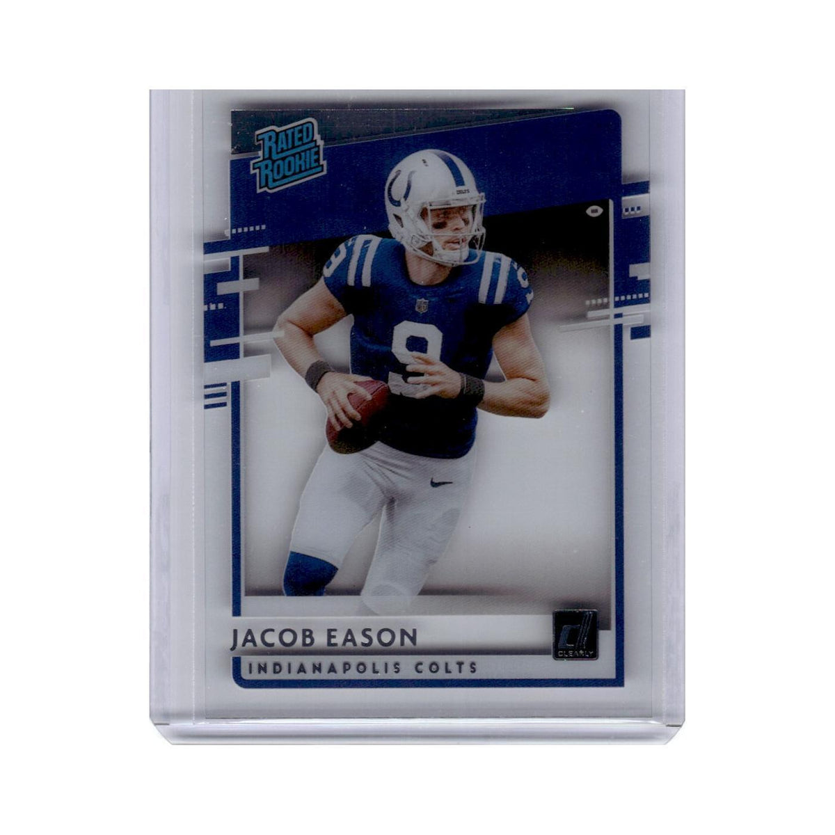 Jacob Eason 2020 Donruss Clearly Rated Rookie #RR-JE Indianapolis Colts NM