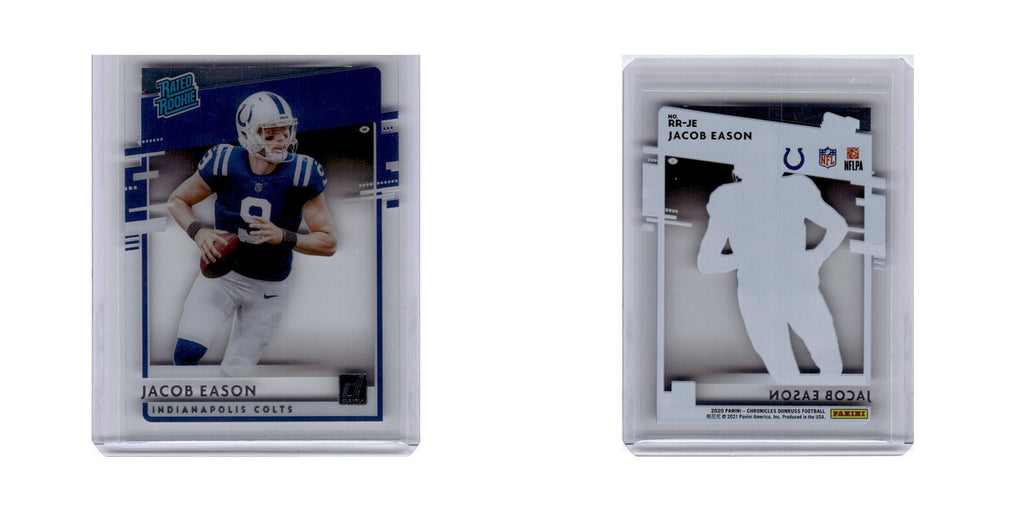 Jacob Eason 2020 Donruss Clearly Rated Rookie #RR-JE Indianapolis Colts NM