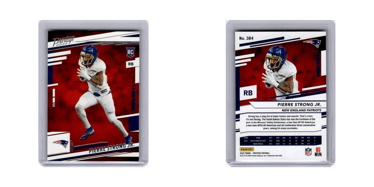 Pierre Strong Jr. Rookie 2022 Panini Prestige #384 New England Patriots NM