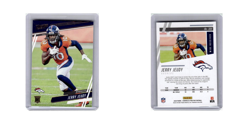 Jerry Jeudy 2020 Panini Chronicles Prestige Rookies #305 Denver Broncos NM