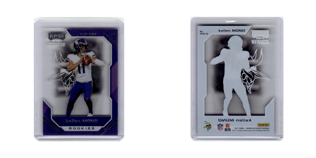 Kellen Mond 2021 Panini Chronicles Playoff Momentum Rookies #PMR-21 Vikings NM