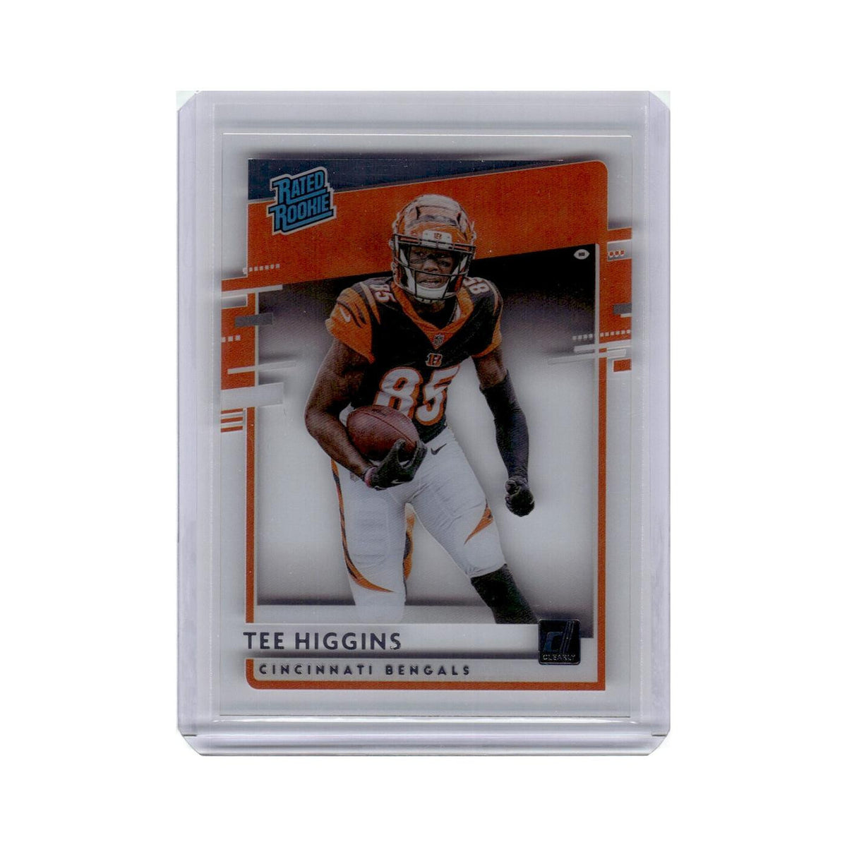 Tee Higgins 2020 Donruss Clearly Rated Rookie #RR-TH Cincinnati Bengals NM