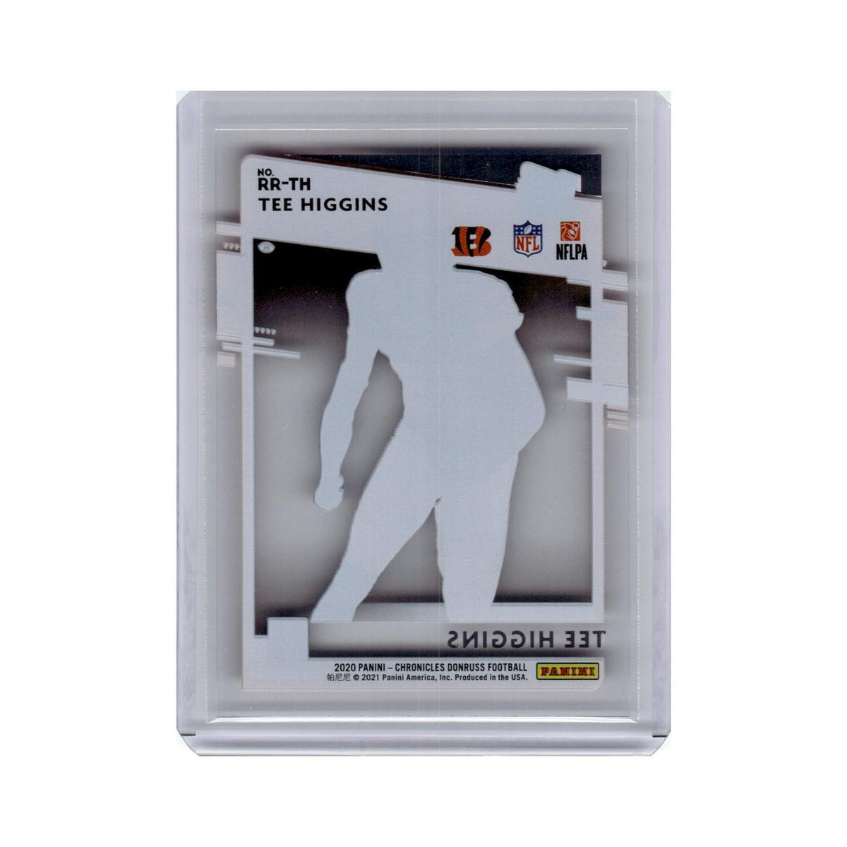 Tee Higgins 2020 Donruss Clearly Rated Rookie #RR-TH Cincinnati Bengals NM