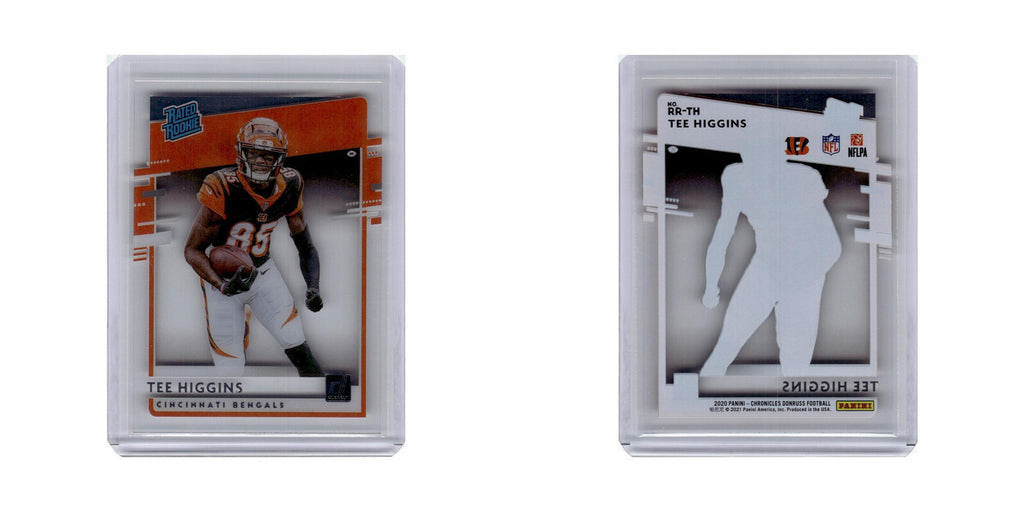 Tee Higgins 2020 Donruss Clearly Rated Rookie #RR-TH Cincinnati Bengals NM