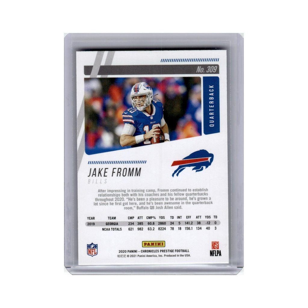 Jake Fromm 2020 Panini Chronicles Prestige Rookies #309 Buffalo Bills NM
