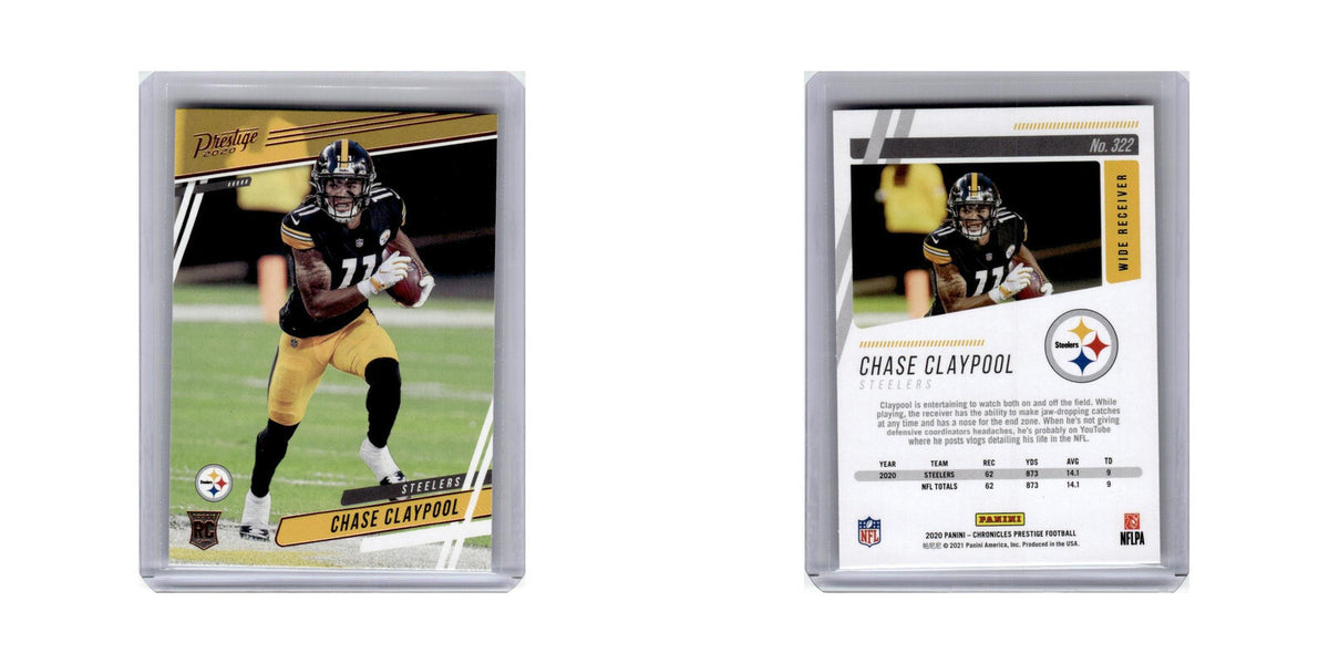 Chase Claypool 2020 Panini Chronicles Prestige Rookies #322 Steelers NM