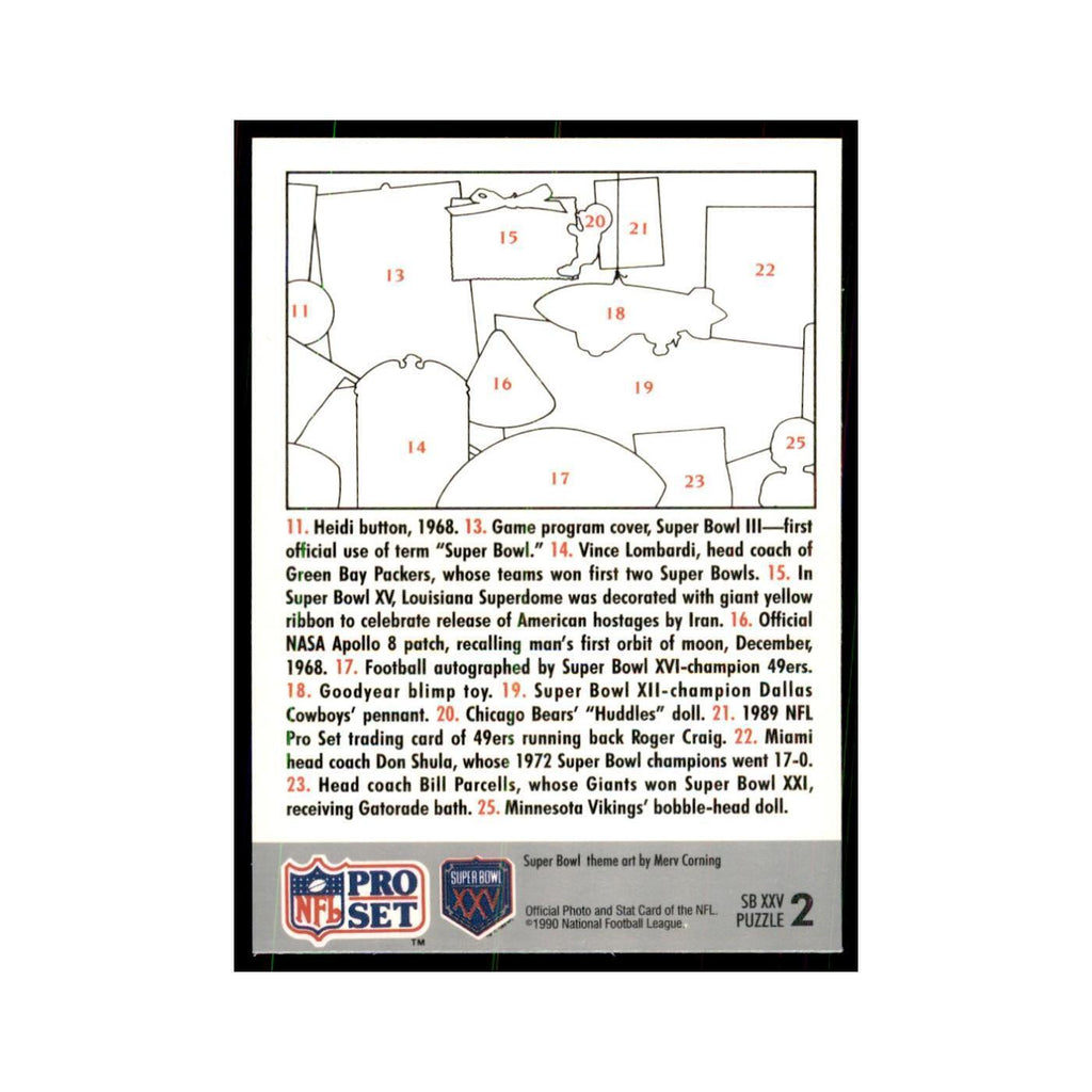1990 Pro Set Silver Anniversay Commemorative Puzzle 2 #2