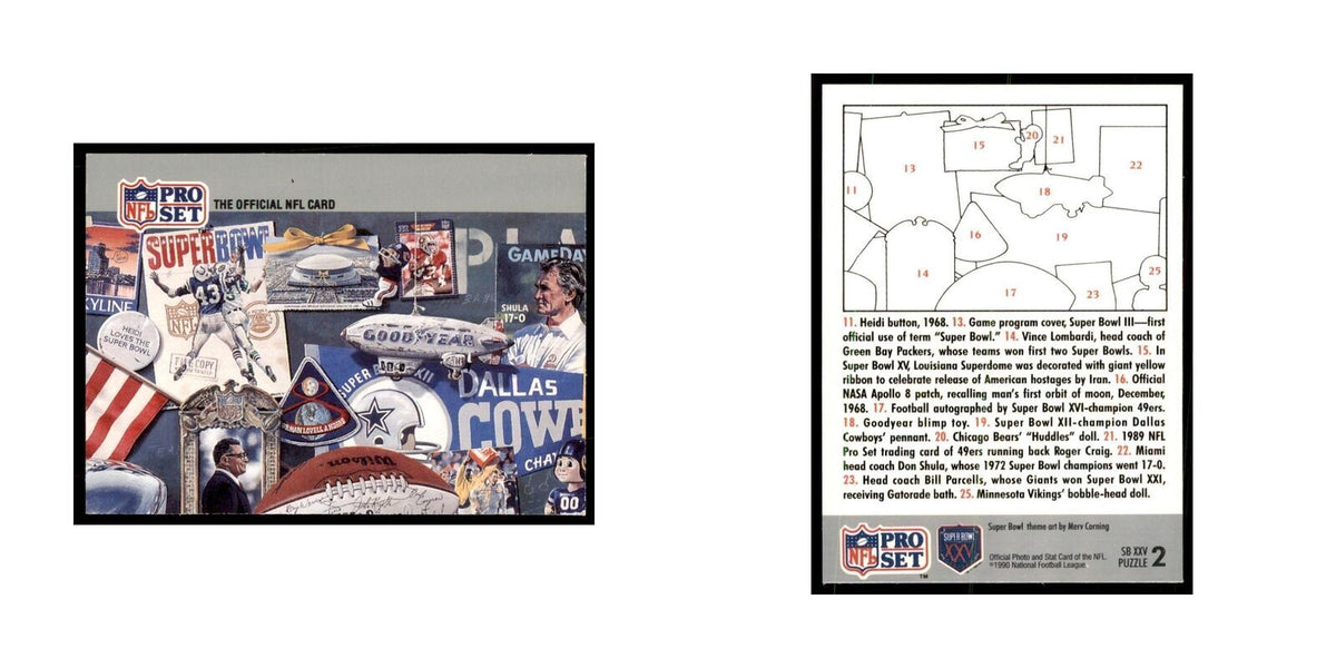 1990 Pro Set Silver Anniversay Commemorative Puzzle 2 #2