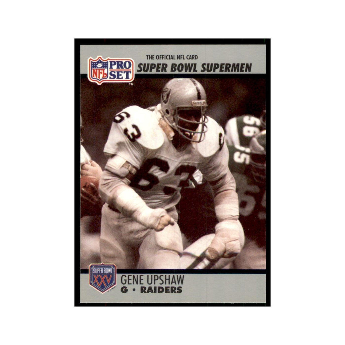 1990 Pro Set Silver Anniversay Commemorative Gene Upshaw #69
