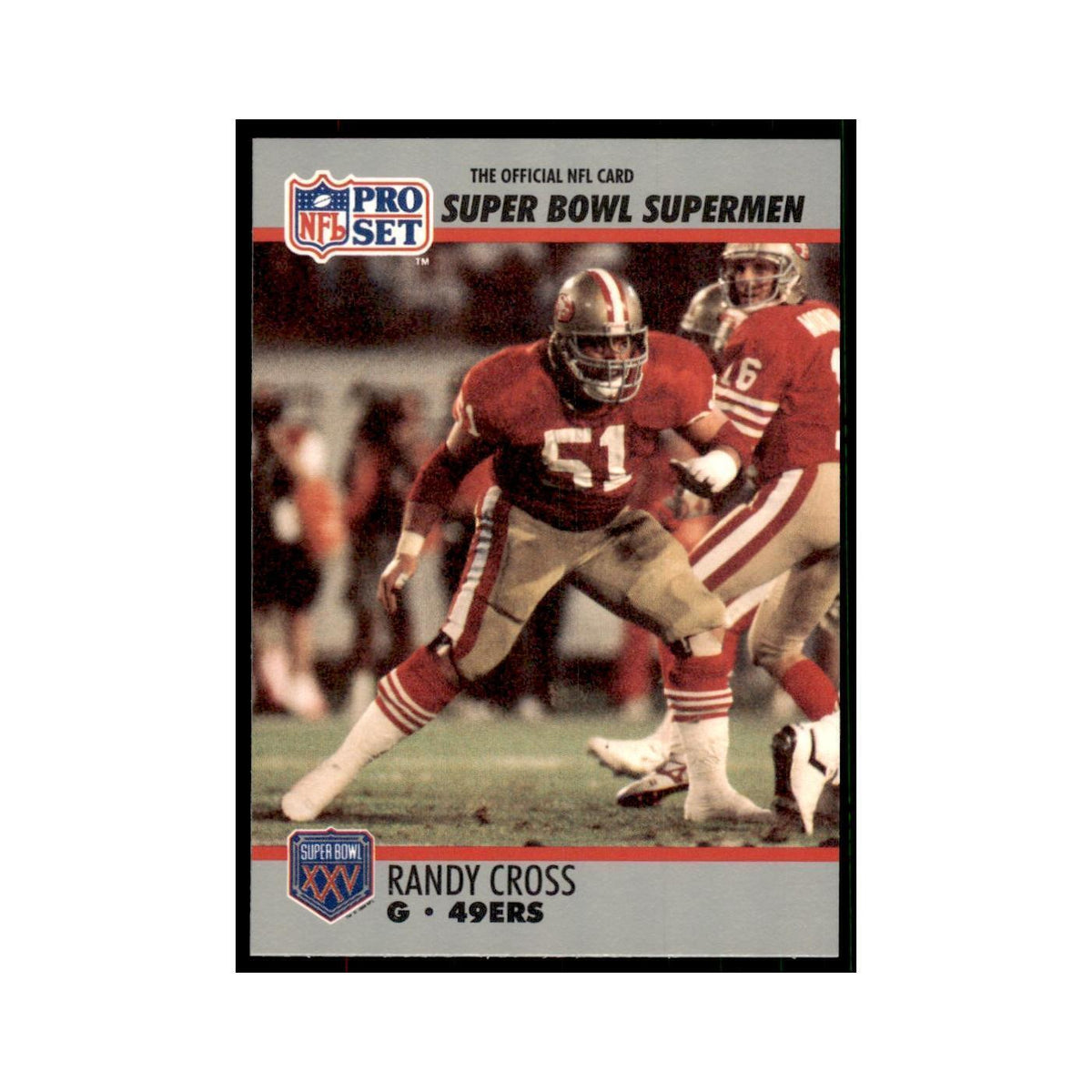 1990 Pro Set Silver Anniversay Commemorative Randy Cross #63