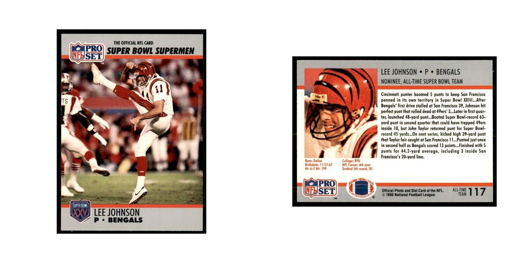 1990 Pro Set Silver Anniversay Commemorative Lee Johnson #117