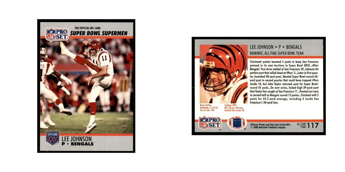 1990 Pro Set Silver Anniversay Commemorative Lee Johnson #117