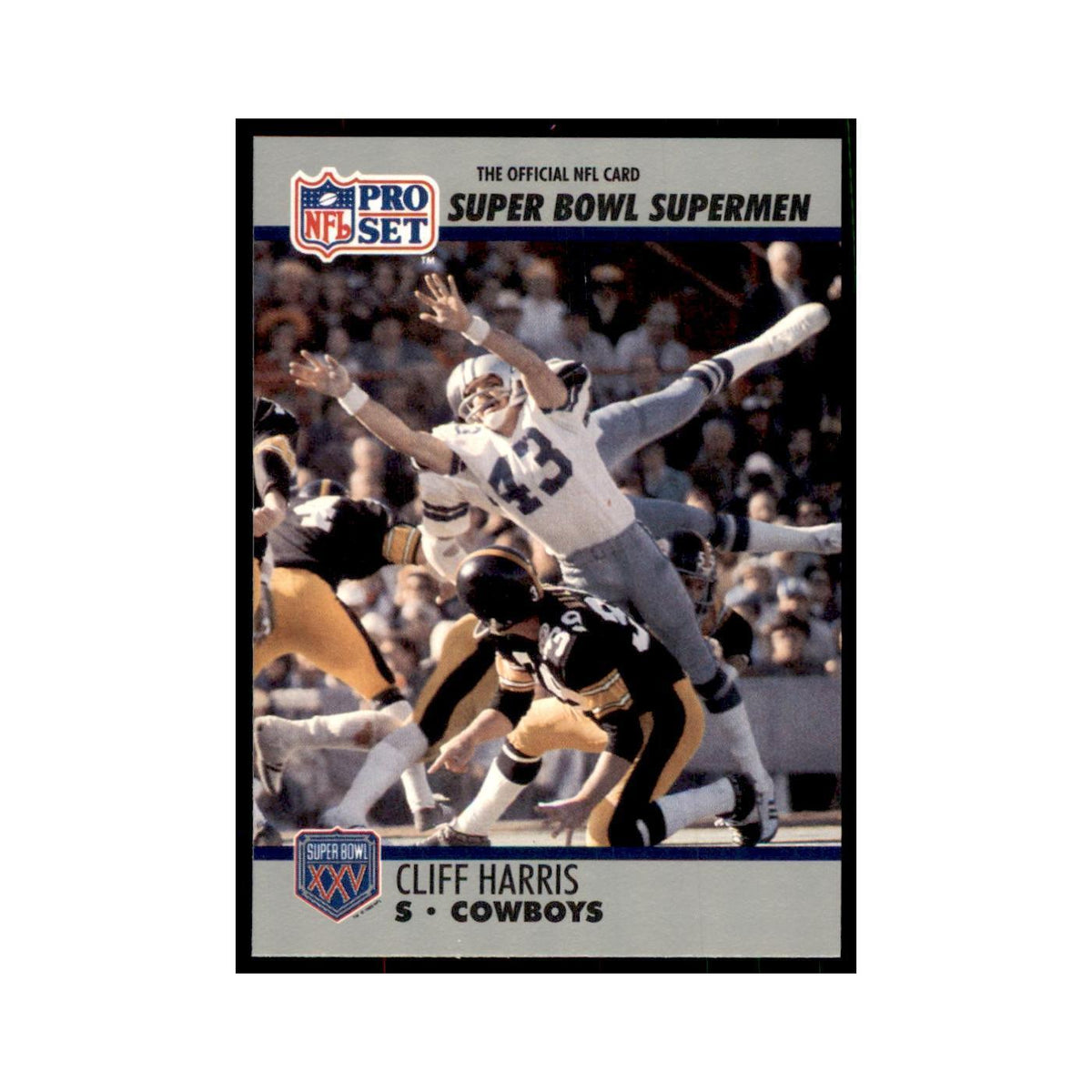 1990 Pro Set Silver Anniversay Commemorative Cliff Harris #110