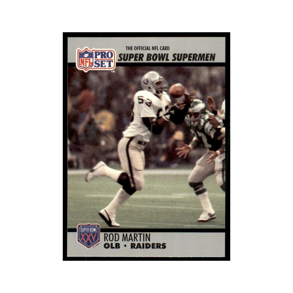 1990 Pro Set Silver Anniversay Commemorative Rod Martin #99