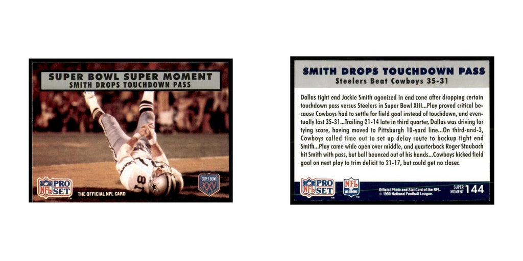 1990 Pro Set Silver Anniversay Commemorative Jackie Smith #144