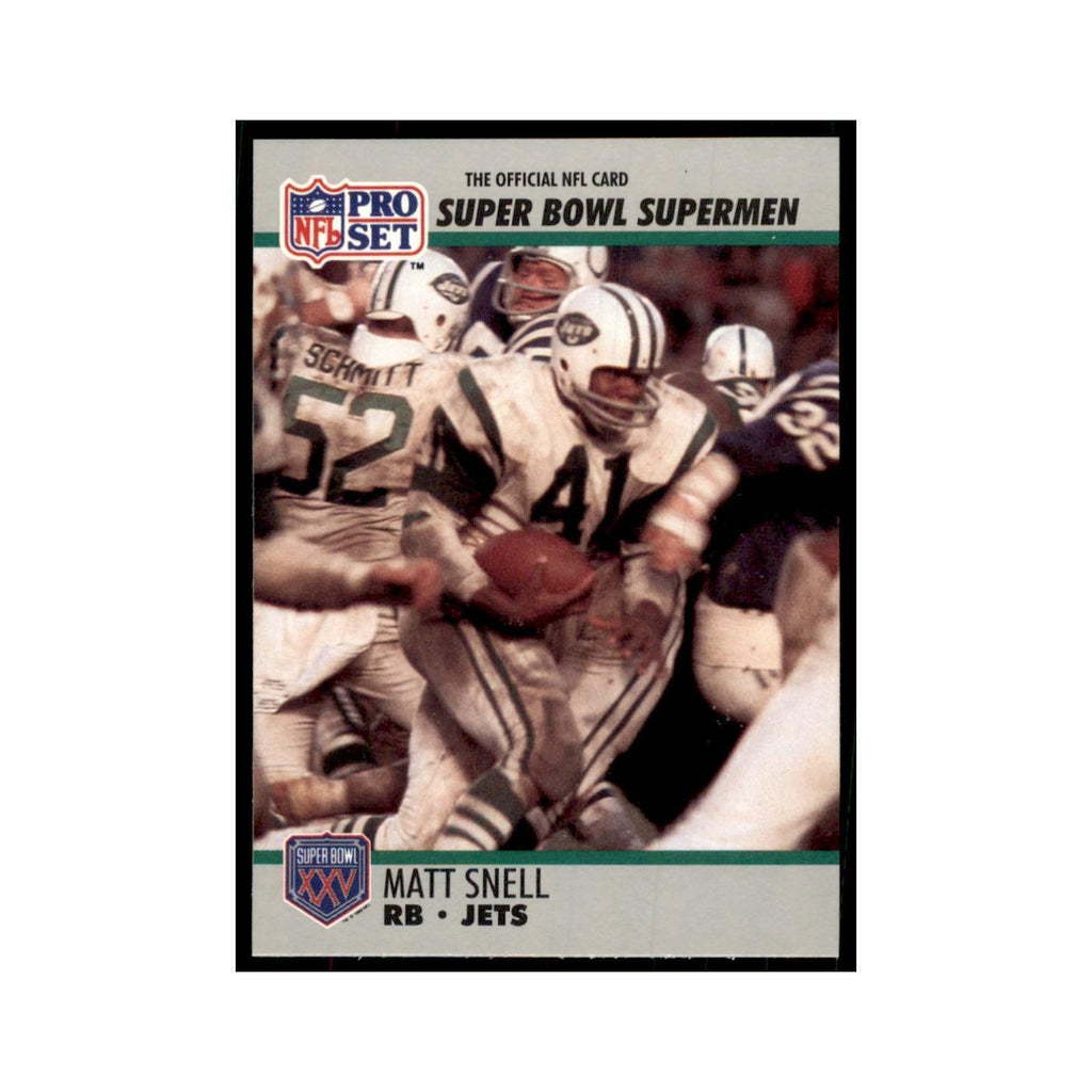 1990 Pro Set Silver Anniversay Commemorative Matt Snell #44