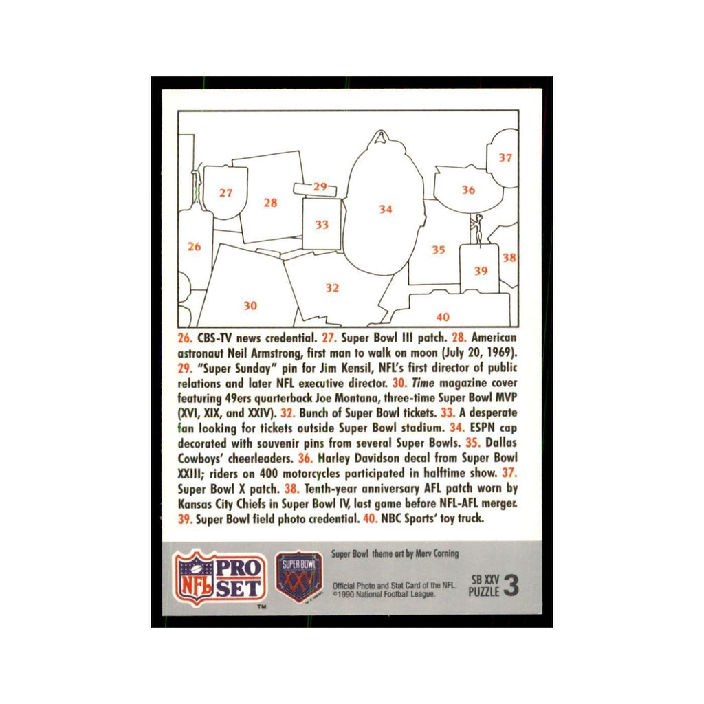 1990 Pro Set Silver Anniversay Commemorative Puzzle 3 #3
