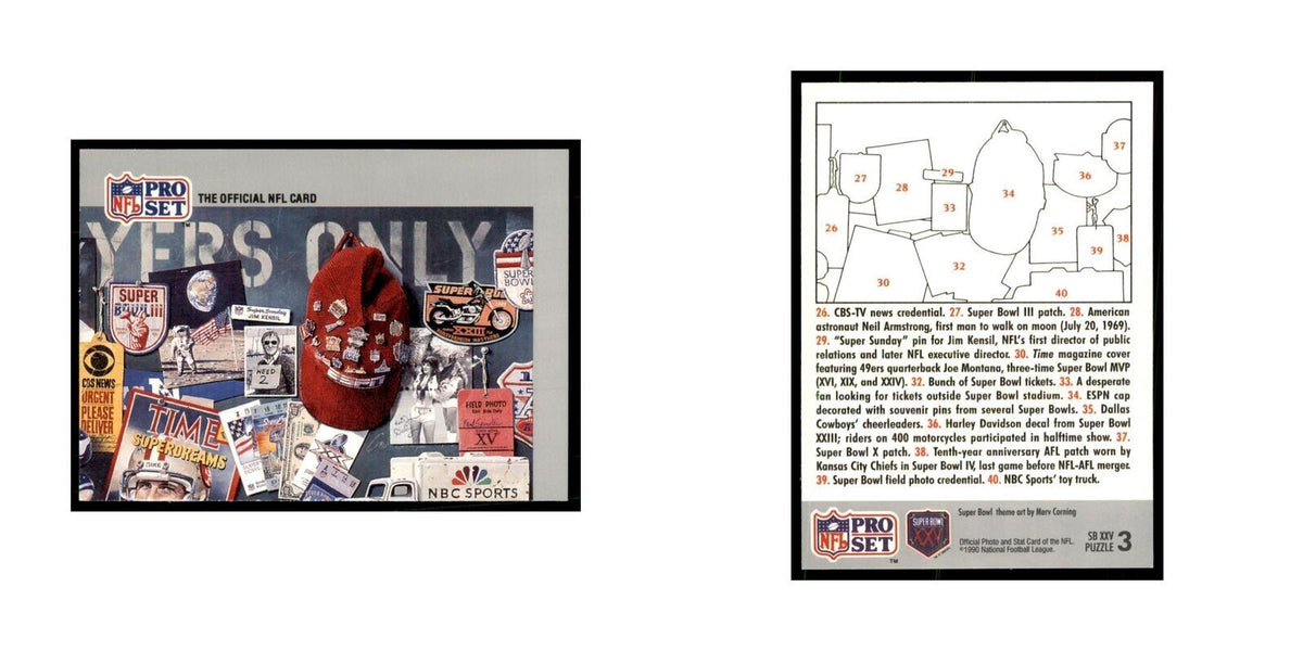 1990 Pro Set Silver Anniversay Commemorative Puzzle 3 #3