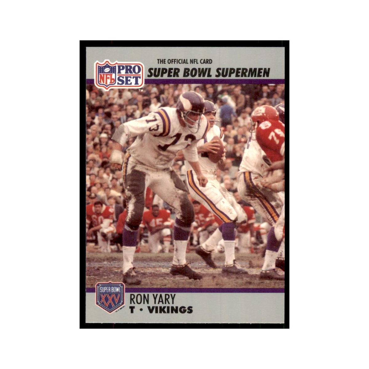 1990 Pro Set Silver Anniversay Commemorative Ron Yary #62